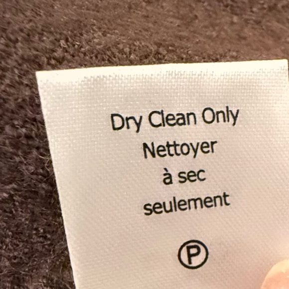 Marla Wynne Brown Wool Blend Knit Poncho Sweater Cardigan Size M-L - Picture 8 of 10